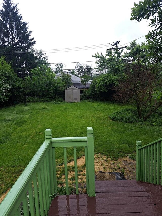 1403 Lacey Ave, Lisle, IL 60532 - wooden deck featuring a lawn