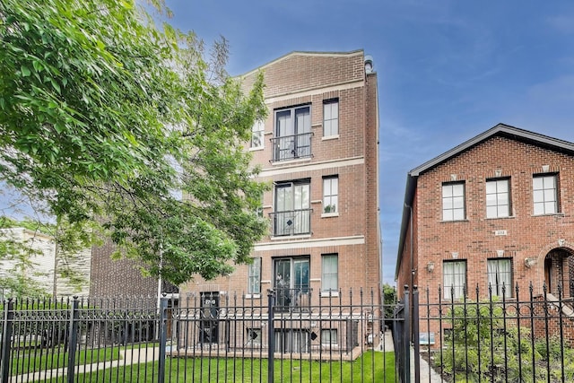 2709 W Bryn Mawr Ave Unit 4, Chicago, IL 60659 - view of property featuring brick siding