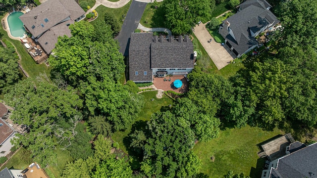 1925 Kentwood Ct, Darien, IL 60561 - aerial view of property's location featuring nearby suburban area