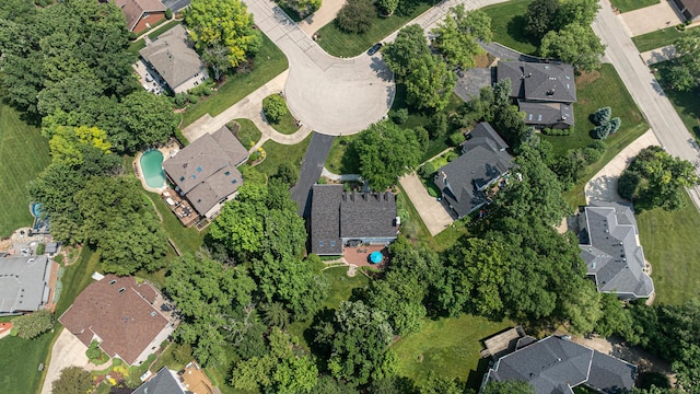 1925 Kentwood Ct, Darien, IL 60561 - aerial overview of property's location with nearby suburban area
