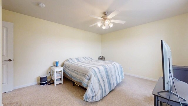 4005 Pebblebrook Ln, Champaign, IL 61822 - bedroom with carpet flooring and ceiling fan