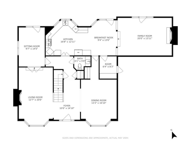 415 Fuller Rd, Hinsdale, IL 60521 - property floor plan