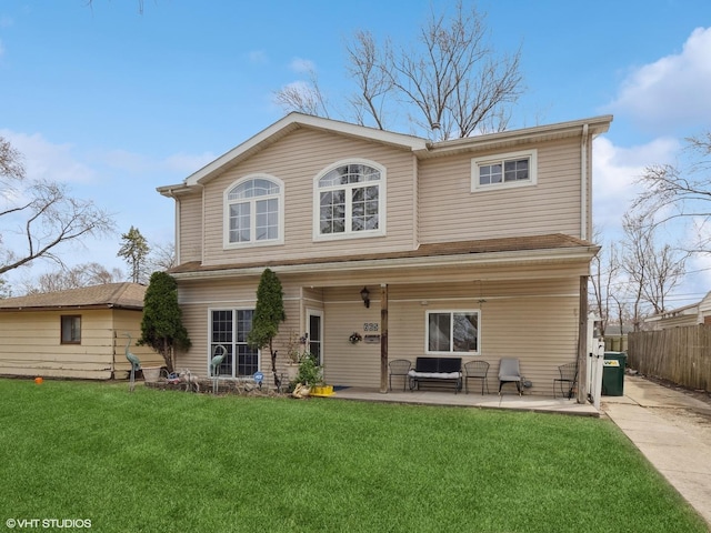 665 Cindy Ln, Wheeling, IL 60090 - back of property featuring a patio area