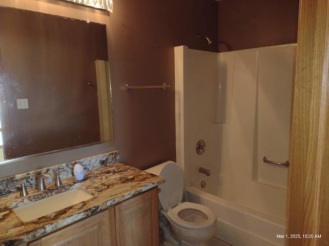 41 Manor Dr, Matteson, IL 60443 - full bath with toilet, vanity, and shower / bath combination