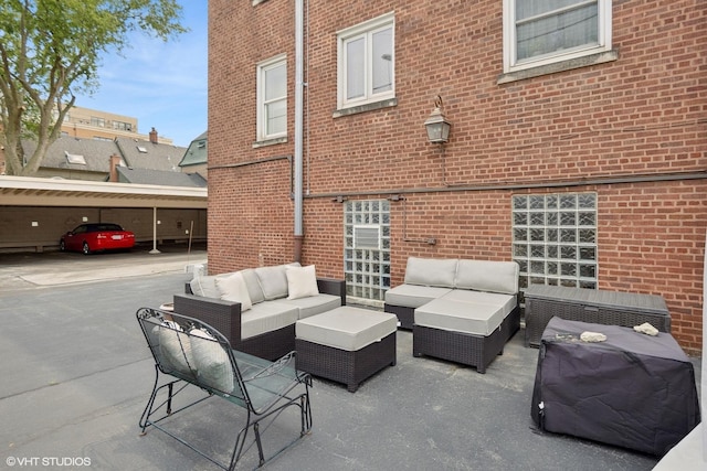 307 W Harris Ave Unit 3A, La Grange, IL 60525 - view of patio / terrace with outdoor lounge area