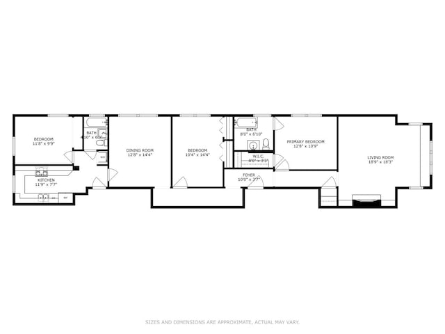 307 W Harris Ave Unit 3A, La Grange, IL 60525 - home floor plan