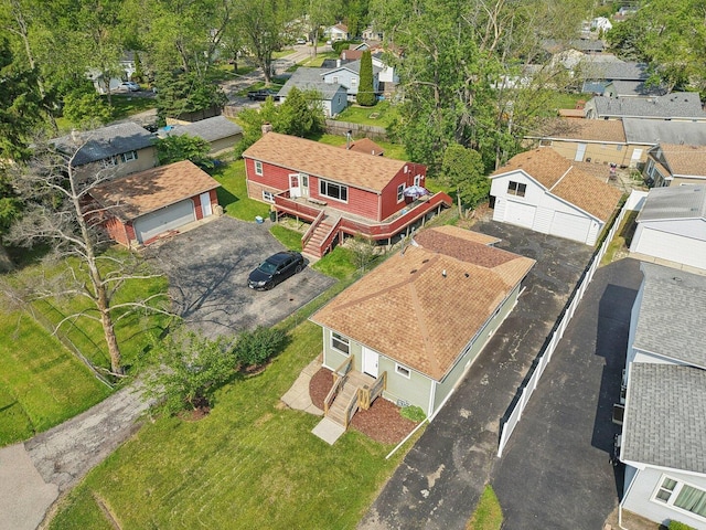 1508 N Lake Shore Dr, Round Lake Beach, IL 60073 - aerial perspective of suburban area