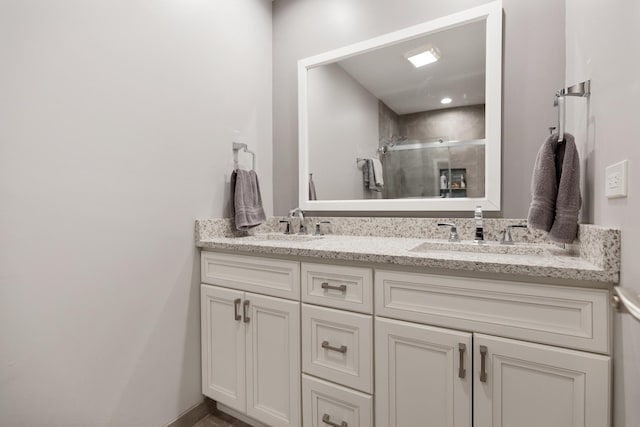 1452 Hemlock Knoll Ter, Northbrook, IL 60062 - full bath featuring double vanity and a shower with shower door