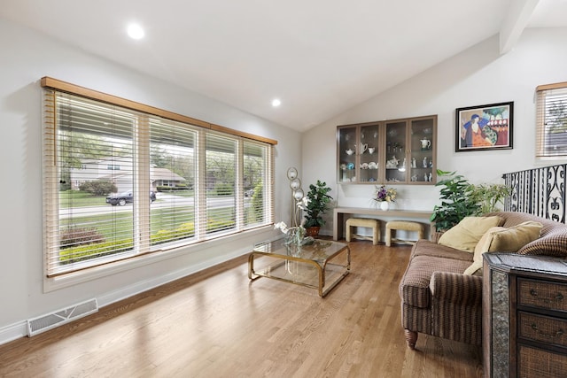 1452 Hemlock Knoll Ter, Northbrook, IL 60062 - living room featuring light wood finished floors, recessed lighting, and baseboards