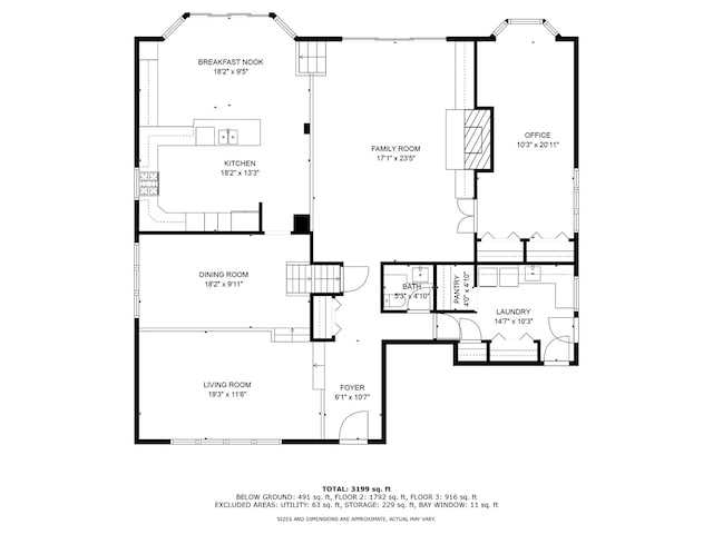 1452 Hemlock Knoll Ter, Northbrook, IL 60062 - room layout