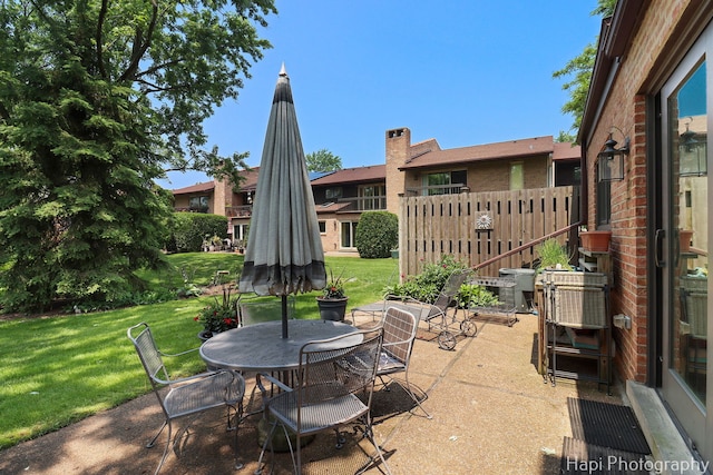 1704 Wildberry Dr Unit F, Glenview, IL 60025 - view of patio / terrace with outdoor dining space
