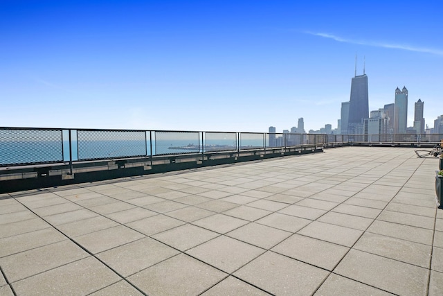 1440 N Lake Shore Dr Unit 10C, Chicago, IL 60610 - view of patio / terrace featuring a view of skyline