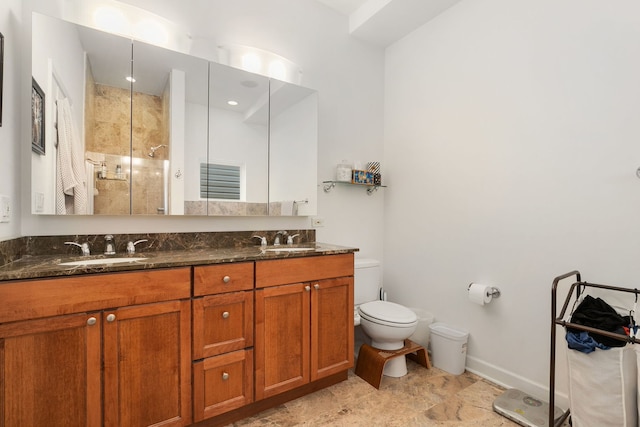 1828 N California Ave, Chicago, IL 60647 - full bath with a shower stall and double vanity