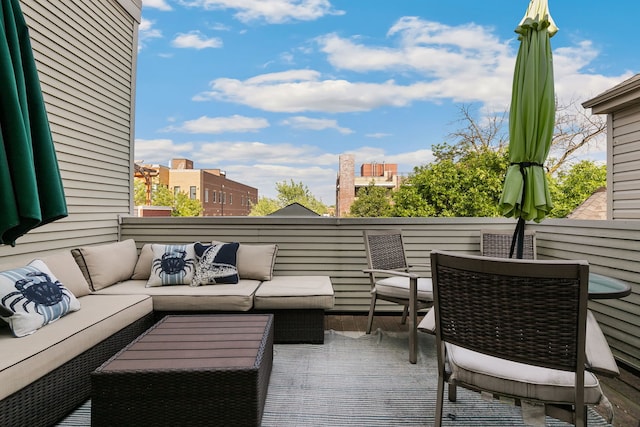 1828 N California Ave, Chicago, IL 60647 - view of patio / terrace featuring outdoor lounge area