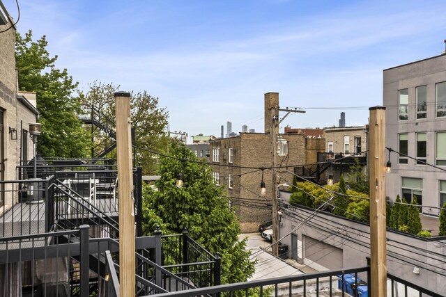 2035 W Crystal St Unit 3, Chicago, IL 60622 - balcony featuring stairs