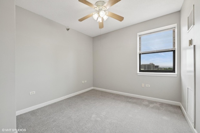 1529 S State St Unit 11B, Chicago, IL 60605 - carpeted empty room featuring ceiling fan and baseboards
