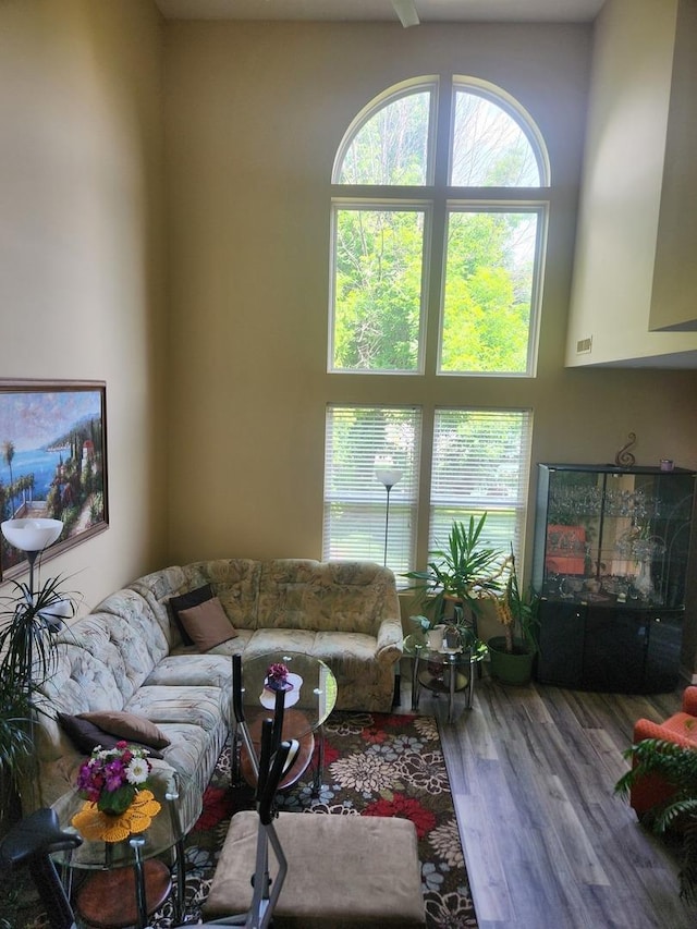 152 W Chatham Ln, Round Lake, IL 60073 - living room with wood finished floors and plenty of natural light