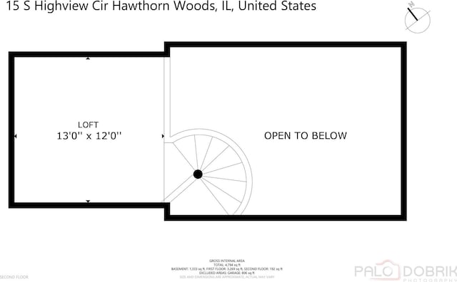 15 Highview Cir, Hawthorn Woods, IL 60047 - room layout