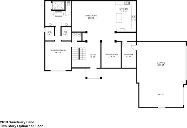 2619 Sanctuary Ln, Spring Grove, IL 60081 - view of room layout