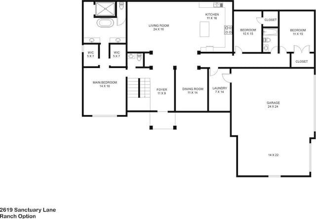 2619 Sanctuary Ln, Spring Grove, IL 60081 - view of property floor plan