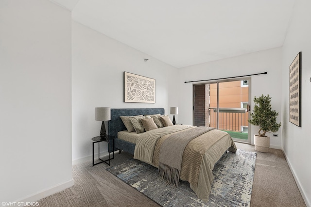 720 W Randolph St Unit 707, Chicago, IL 60661 - bedroom featuring access to outside and carpet flooring