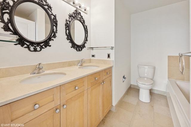 720 W Randolph St Unit 707, Chicago, IL 60661 - full bathroom featuring double vanity and baseboards