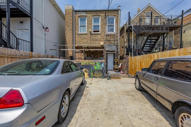 2653 W 21st St, Chicago, IL 60608 - view of front of property with brick siding and stairs