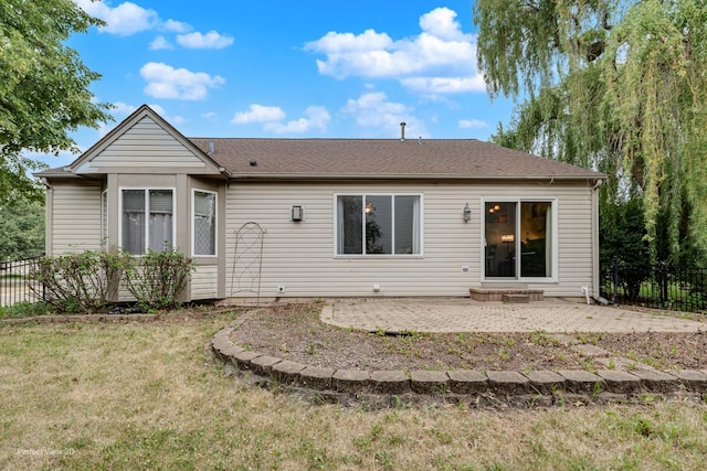 3018 Coastal Dr, Aurora, IL 60503 - back of property featuring a patio