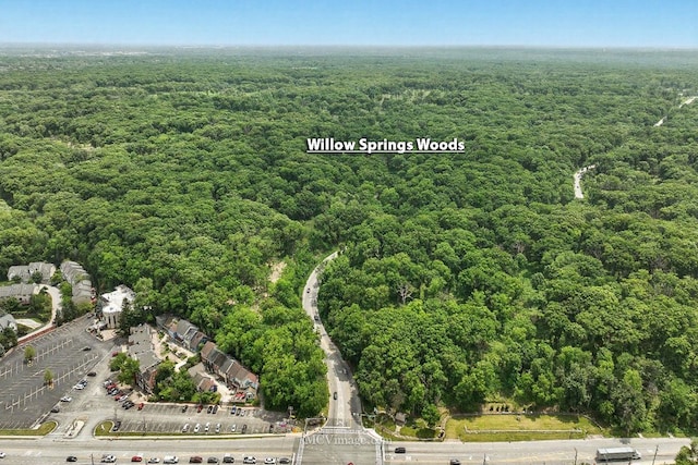 221 Willow Blvd, Willow Springs, IL 60480 - bird's eye view of a heavily wooded area