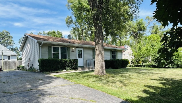 7710 E Sunset Dr, Wonder Lake, IL 60097 - view of ranch-style home