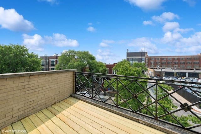 2538 W Flournoy St Unit 3, Chicago, IL 60612 - view of wooden deck