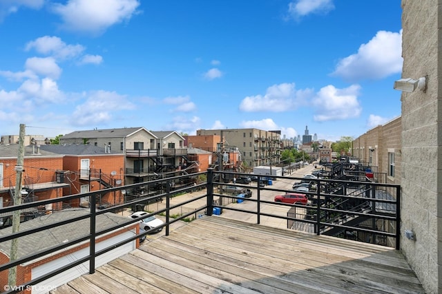 2538 W Flournoy St Unit 3, Chicago, IL 60612 - view of wooden terrace