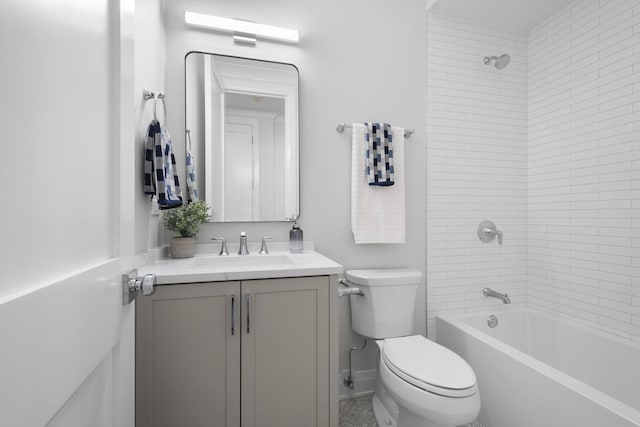 1834 N Hudson Ave Unit 2, Chicago, IL 60614 - full bathroom featuring toilet, vanity, and  shower combination