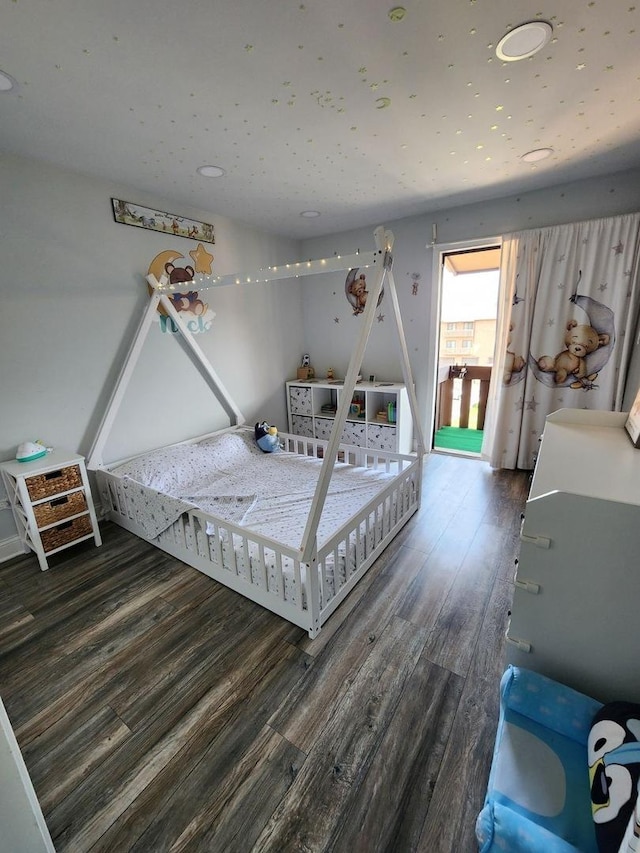 320 Sheridan Dr Unit 2C, Willowbrook, IL 60527 - bedroom with wood finished floors and recessed lighting