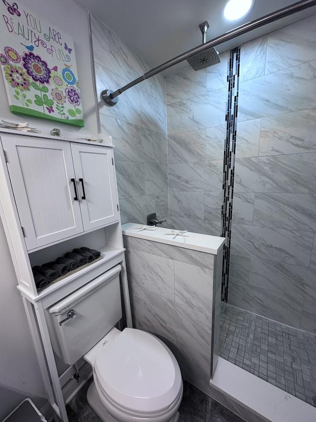 320 Sheridan Dr Unit 2C, Willowbrook, IL 60527 - bathroom with a stall shower and toilet
