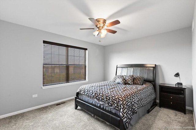 25734 Galway Ave, Plainfield, IL 60585 - bedroom with carpet flooring, baseboards, and a ceiling fan