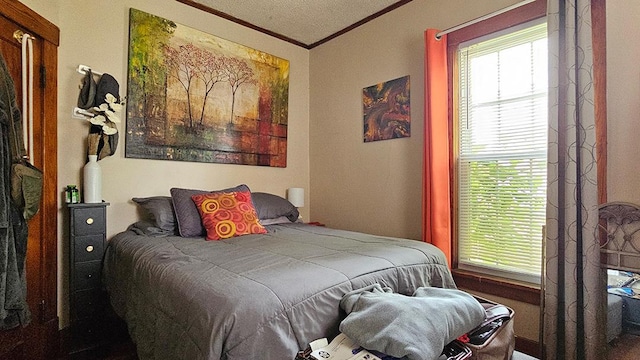 515 E Main St E, Amboy, IL 61310 - bedroom featuring ornamental molding and multiple windows