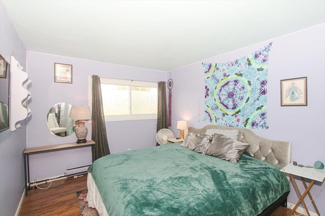 9204 Bumble Bee Dr Unit 1H, Des Plaines, IL 60016 - bedroom with wood finished floors and baseboards