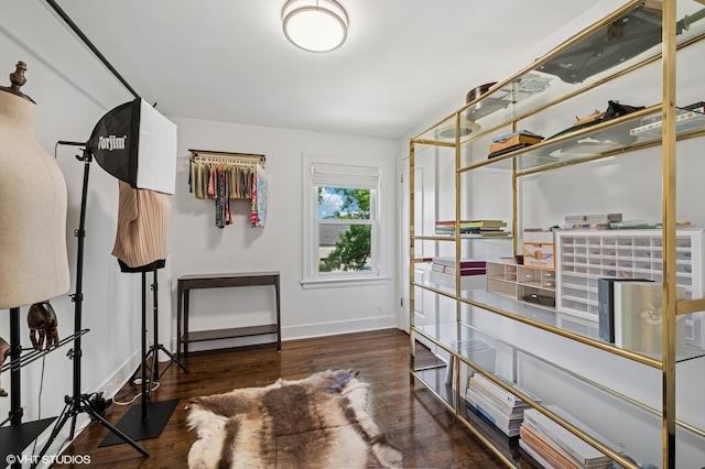 5146 N Mobile Ave, Chicago, IL 60630 - interior space with baseboards and wood finished floors