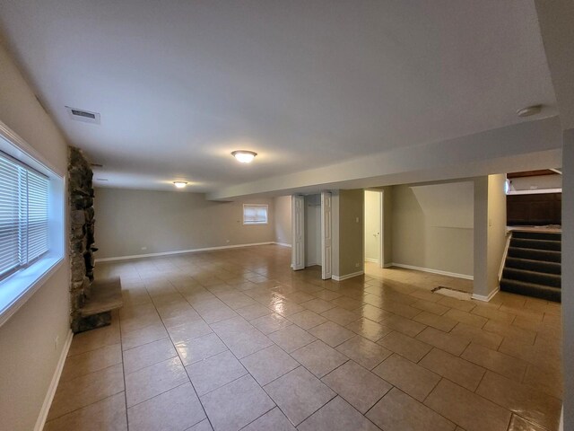 2913 Balmoral Cres, Flossmoor, IL 60422 - bathroom with toilet and tile patterned floors