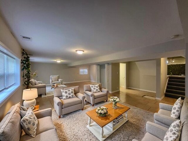 2913 Balmoral Cres, Flossmoor, IL 60422 - spare room featuring healthy amount of natural light, a wood ceiling with exposed beams, and wood-type flooring