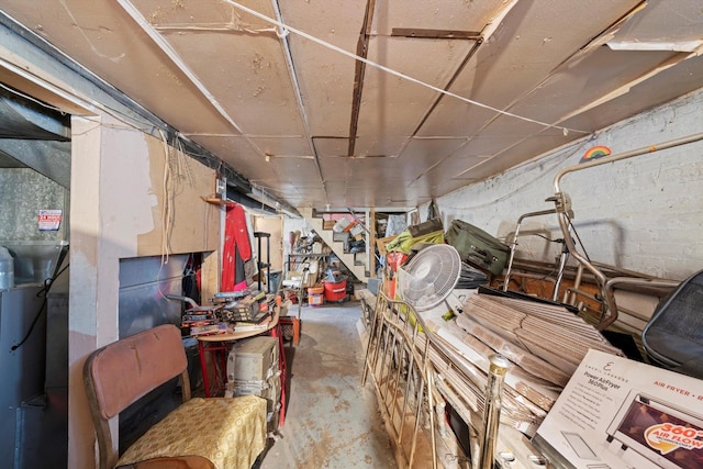 6108 S Honore St, Chicago, IL 60636 - view of unfinished basement