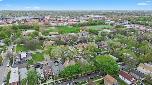 6108 S Honore St, Chicago, IL 60636 - aerial view of property's location with nearby suburban area
