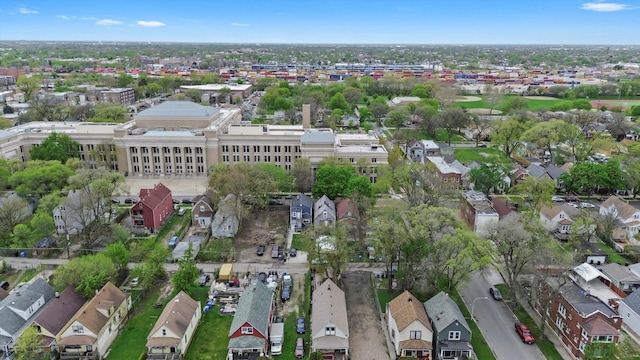 6108 S Honore St, Chicago, IL 60636 - aerial overview of property's location with nearby suburban area