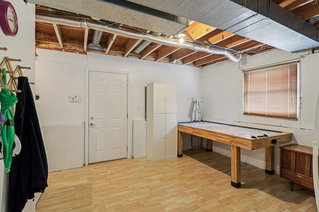 1705 N Donovan St, Mchenry, IL 60050 - unfinished basement featuring light wood-type flooring