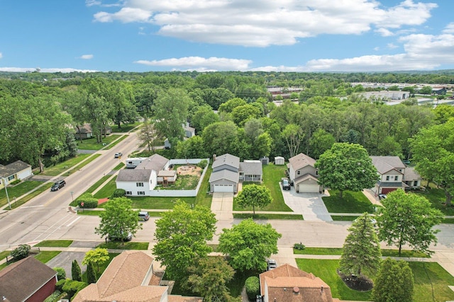 1705 N Donovan St, Mchenry, IL 60050 - aerial perspective of suburban area featuring a heavily wooded area