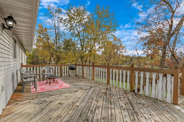 25911 W Highpoint Rd, Ingleside, IL 60041 - deck featuring grilling area