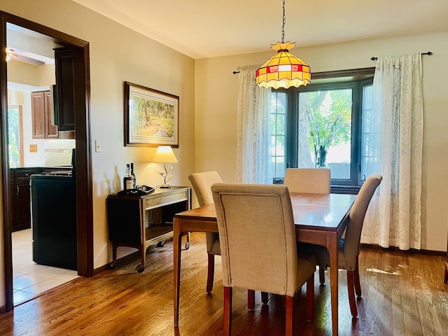 17581 W Summit Dr, Grayslake, IL 60030 - dining area featuring light wood-style floors and baseboards