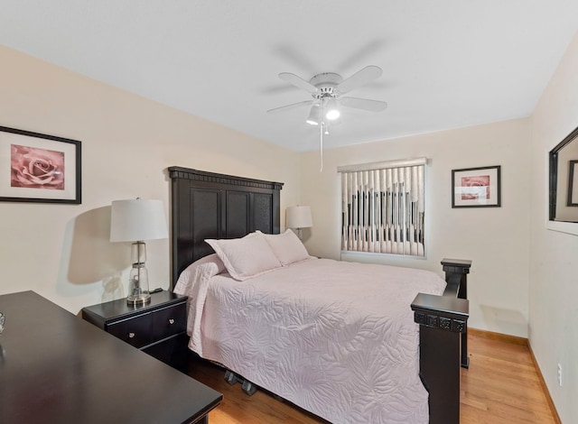 28 Old Farm S Ct, Bradley, IL 60915 - bedroom with light wood-style floors and ceiling fan