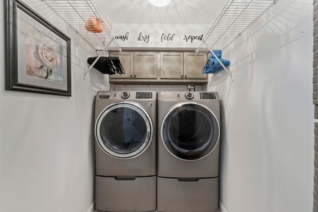 28 Old Farm S Ct, Bradley, IL 60915 - washroom with cabinet space and independent washer and dryer